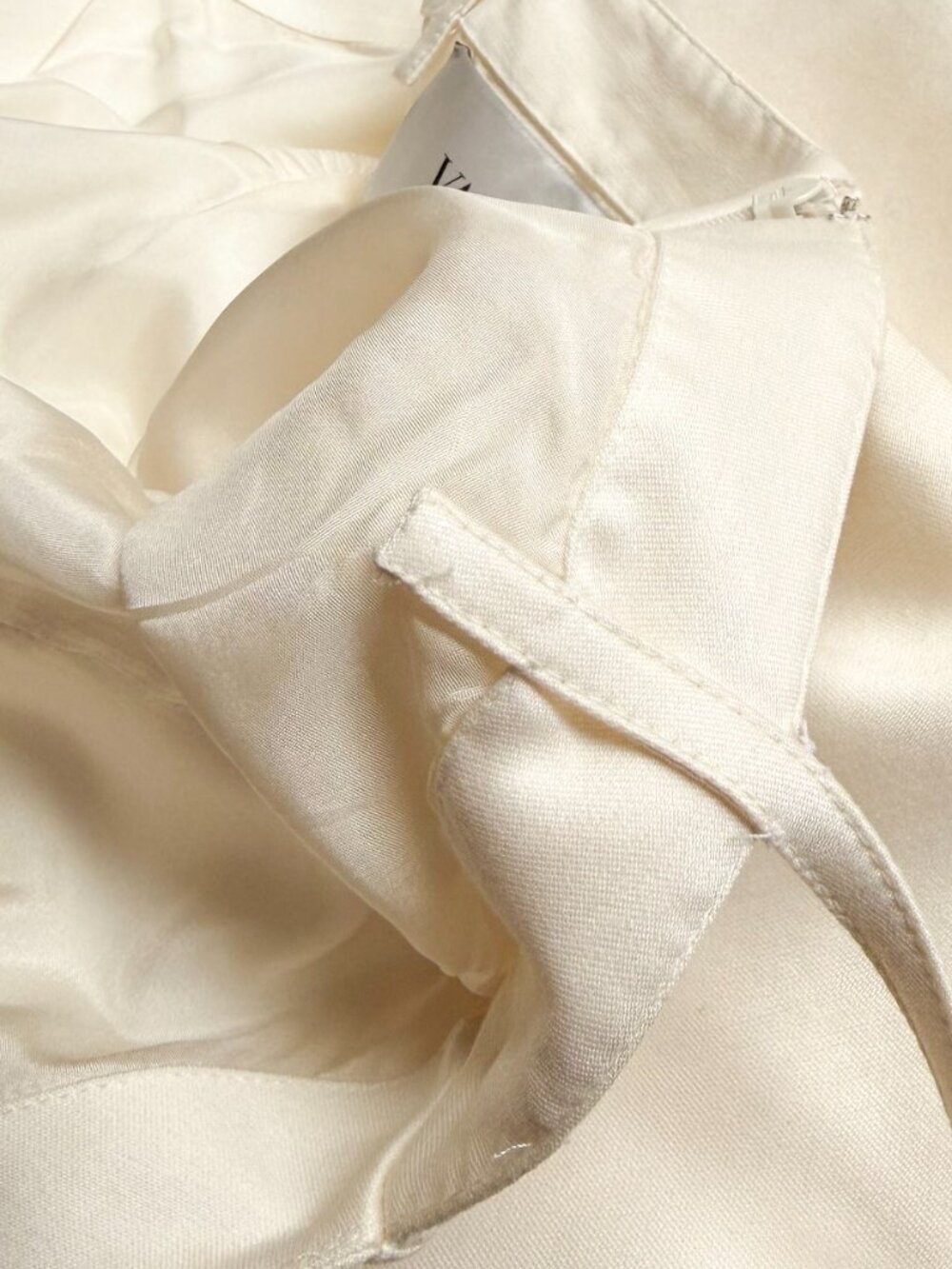 Valentino Ivory Cotton Silk Tank Dress - Picture 6 of 8